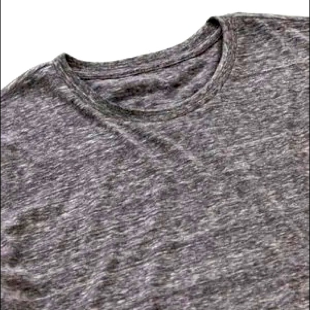 J. Crew - Men’s Slim Fit Slub Cotton Crew Neck T-Shirt in Charcoal Black
